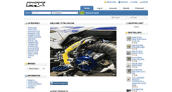 Desktop Screenshot of paxracingstore.com